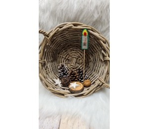 Stickserie ITH - 17 Blumenstecker Xmas